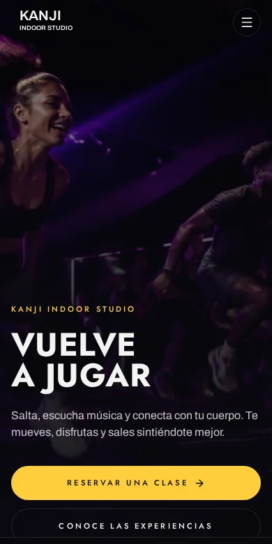 Reservas de KANJI Indoor Studio en móvil